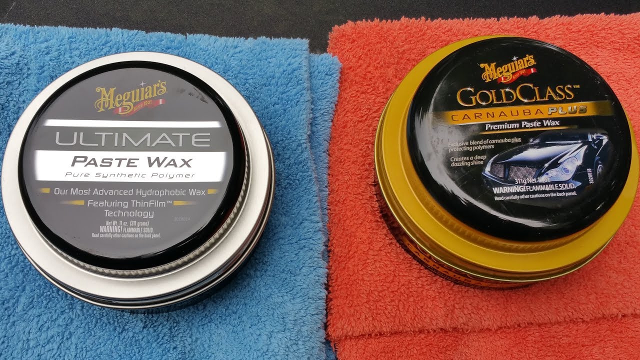 Воск Meguiar's Ultimate Paste Wax против воска Meguiar's Gold Class Carnauba Plus Paste Wax (тест...
