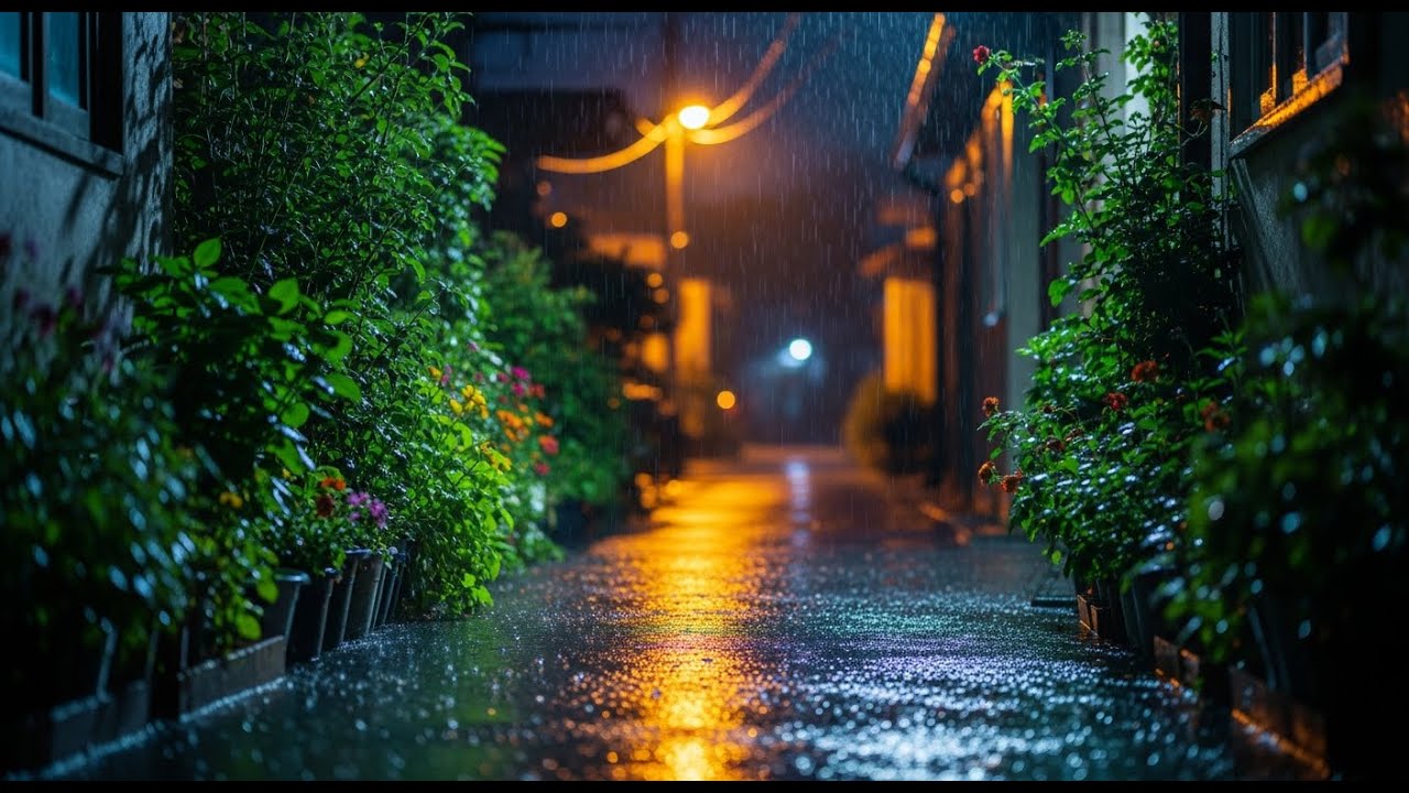 Soft Night Rain | Deep Sleep ASMR