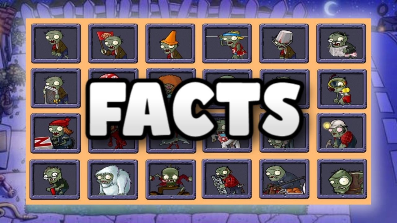 Факт о КАЖДОМ зомби в Plants vs. Zombies! 🧟