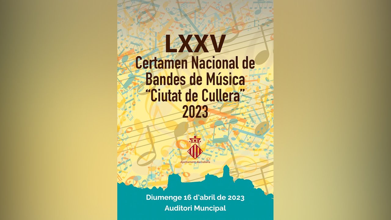 DIRECTE | SEM Santa Cecília de l'Olleria CERTAMEN NACIONAL DE BANDES DE MÚSICA CIUTAT DE CULLERA