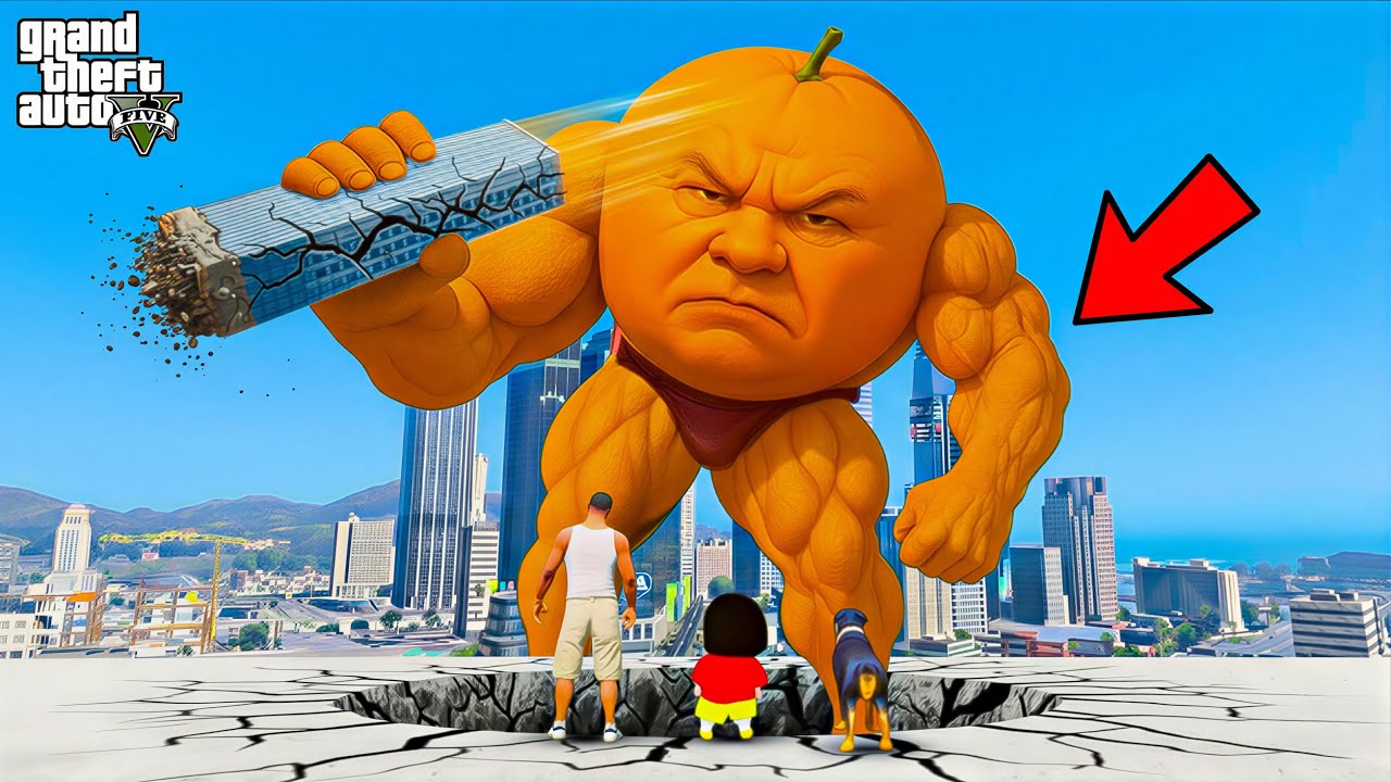 UDIN DIN DIN DUN Attack Los Santos | Udin Din Din Dun Destroys City | in GTA V in Telugu
