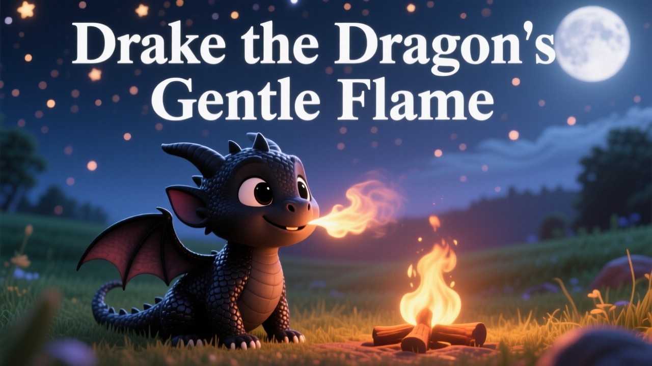 Drake the Dragon's Gentle Flame - By The Snuggle Tales Club