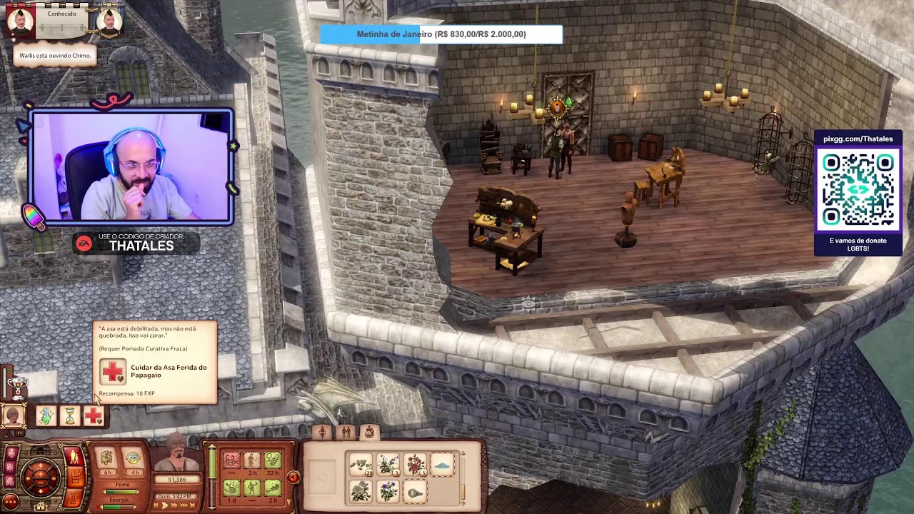 Fofocas + The Sims Medieval | LIVE DO THATA