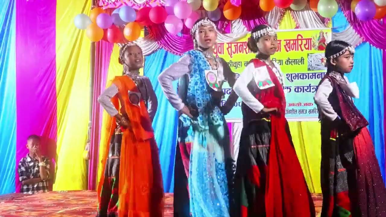 Phool kumari new tharu dashani program dance tharu 2081#Raj_kushmi/Anju_kushmi#Rkc_Digital(pvt ltd)