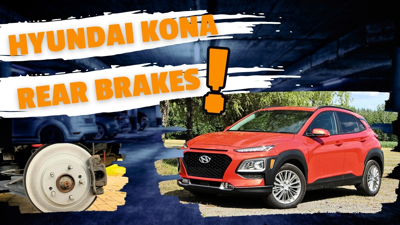 Как заменить задние тормозные колодки и роторы | Hyundai Kona 2018-2023 AWD |