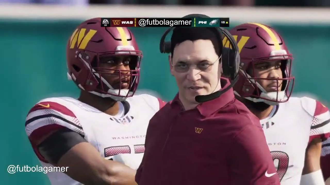 Madden 24 Gameplay &bull; Philadelphia Eagles vs Washington Commanders
