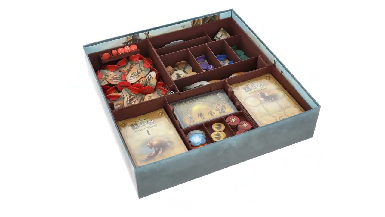 Feldherr Organizer Insert for Legends of Andor: The Distant Land / Legenden von Andor: Das ferne...