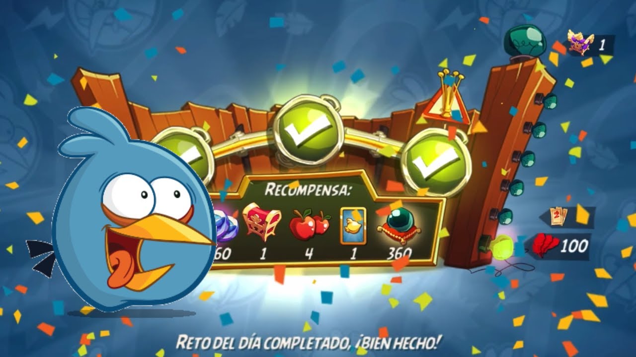 Angry Birds 2 - Daily Challenge (Reto del día) Blues (4-5-6) 20/01/2026