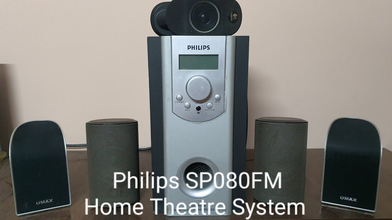 Домашний кинотеатр PHILIPS SP080FM 5.1 каналов | Мощные басы | Один из лучших из прошлого