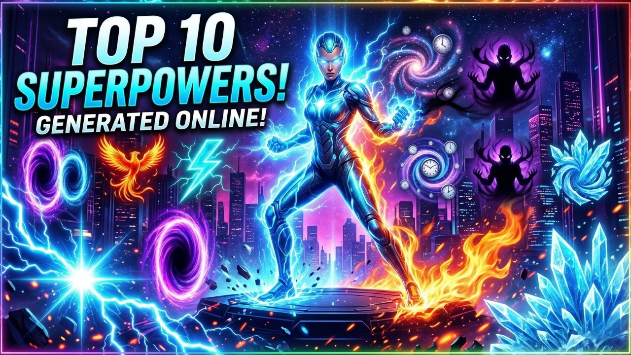 Top 10 Superpowers Generated by a Random Superpower Generator