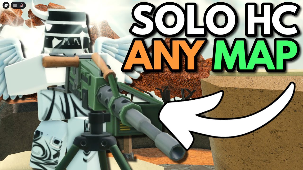 Solo Hardcore On ANY MAP With This Strategy... (TDS)