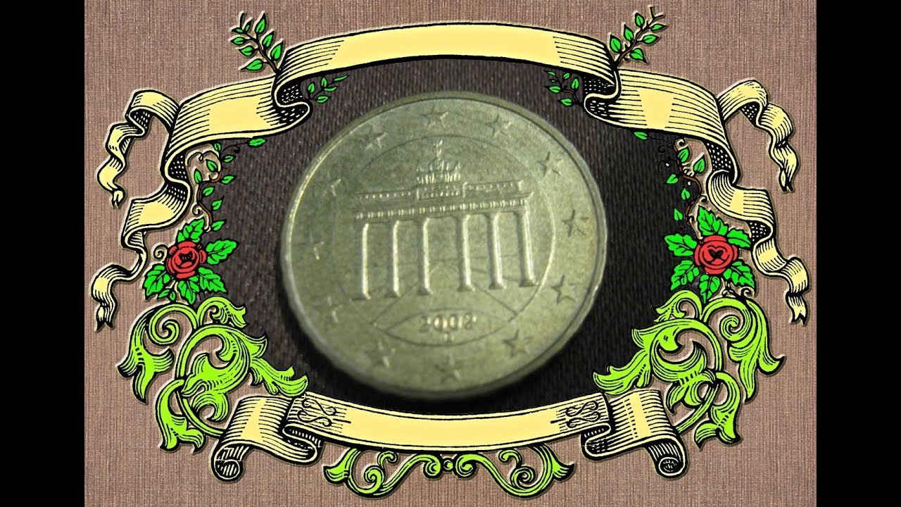 Coin German 10 EURO CENT 2002 The Brandenburg Gate as a symbol of division and unity Germany