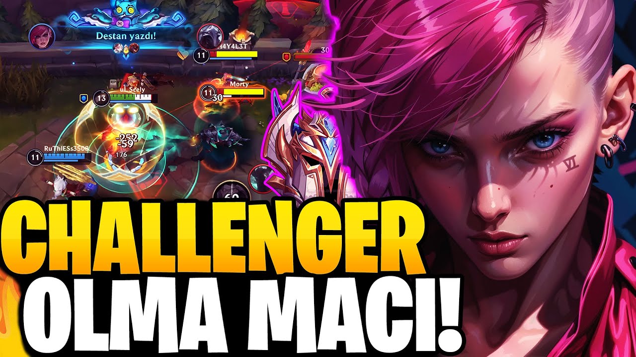 CHALLENGER OLMA MAÇIM! RUSH İMPARATOR! - Wild Rift Vi