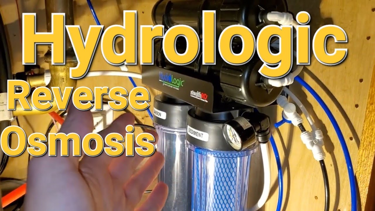 How to install Reverse Osmosis Water Filter, HydroLogic, Sediment, and Carbon Filter Replacement