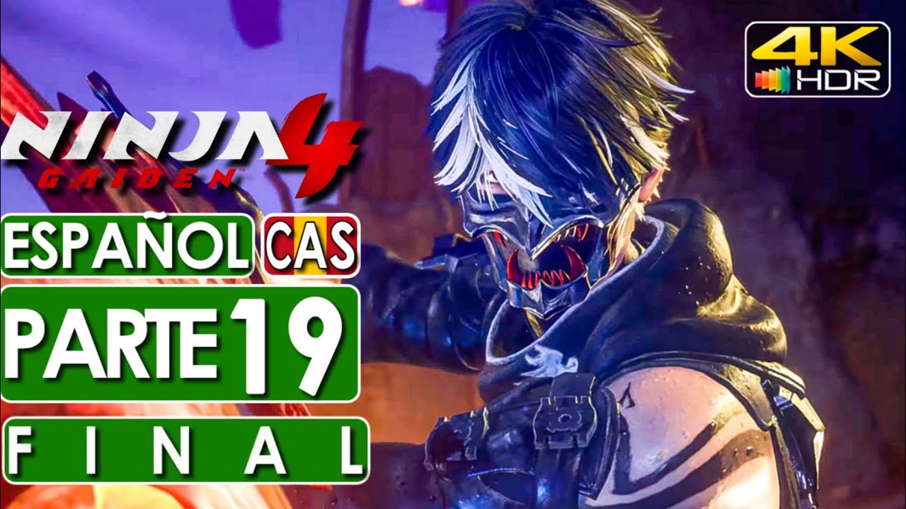 Ninja Gaiden 4 Gameplay Espa&ntilde;ol Campa&ntilde;a Parte 19 FINAL (4K HDR) 🕹️ SIN COMENTARIOS