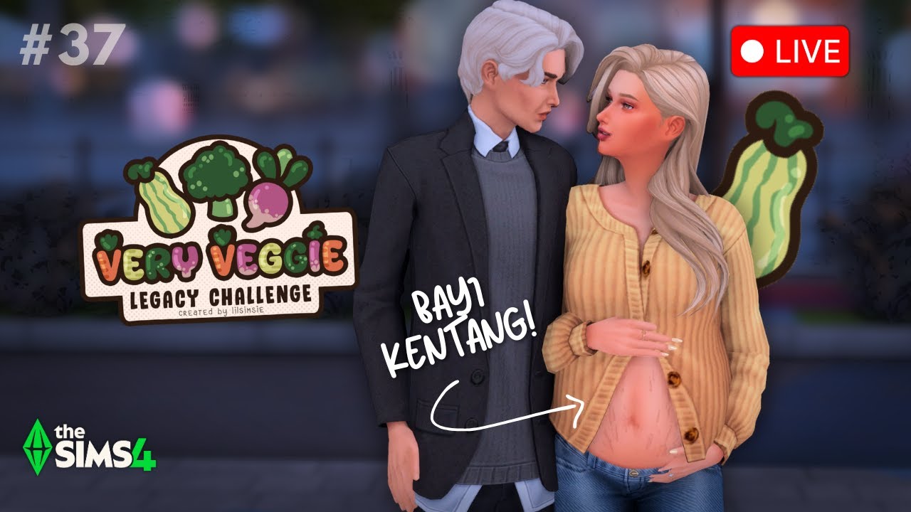 BABY KENTANG IS COMING!!!! 🥔 | Very Veggie Challenge #37 (LIVE)