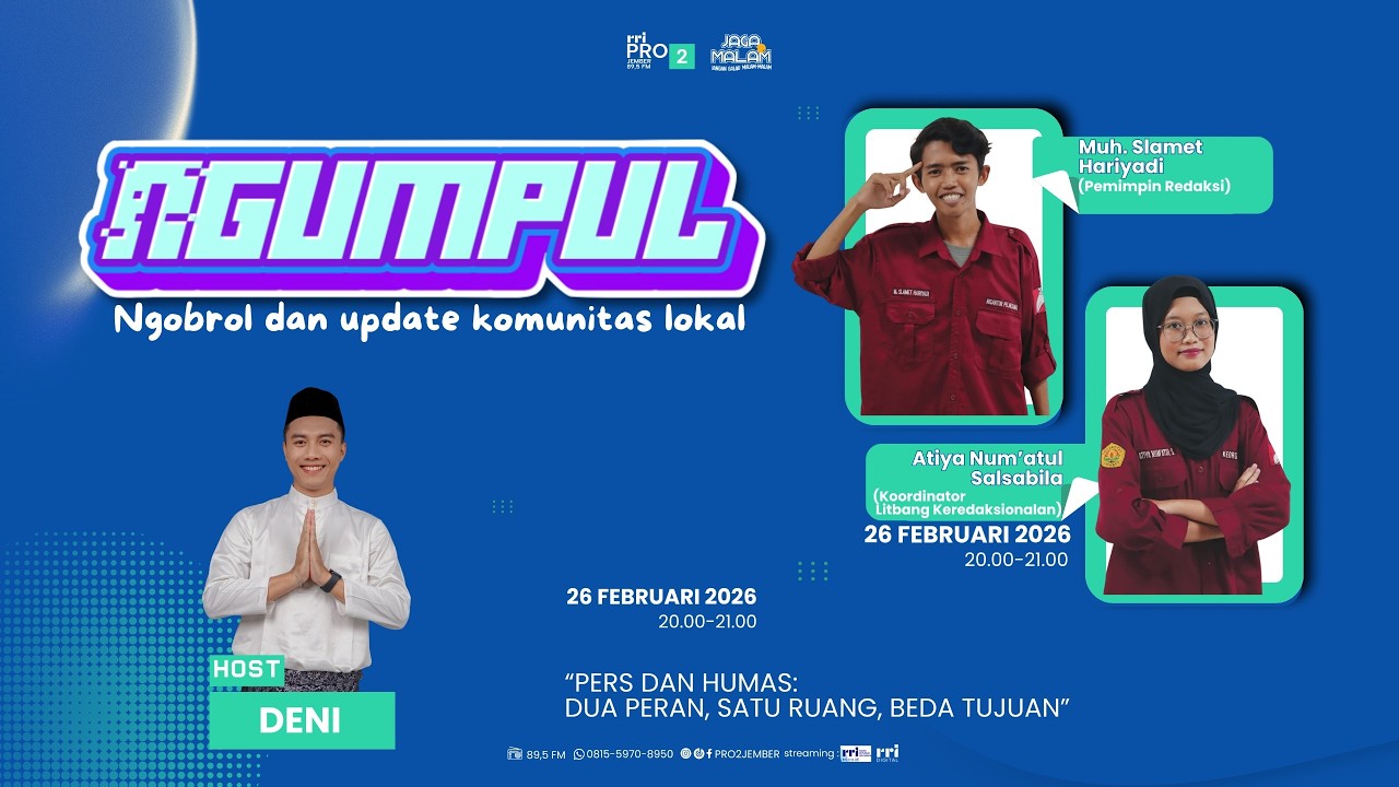 JAGA MALAM | PERS DAN HUMAS : DUA PERAN, SATU RUANG, BEDA TUJUAN