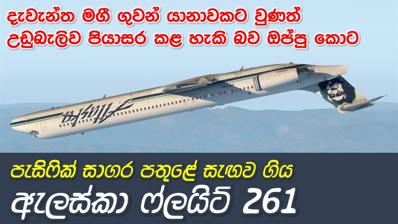 ගුවන් නියමුවන්ගේ වීරත්වය සහ වෘතීමයභාවය අගයමින් ඉහළම සම්මාන | Alaska Airlines Flight 261