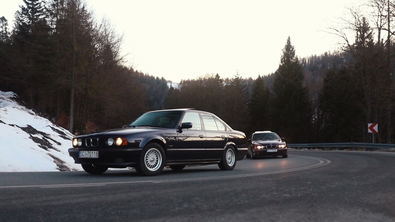 BMW E34 and E39 in the mountains