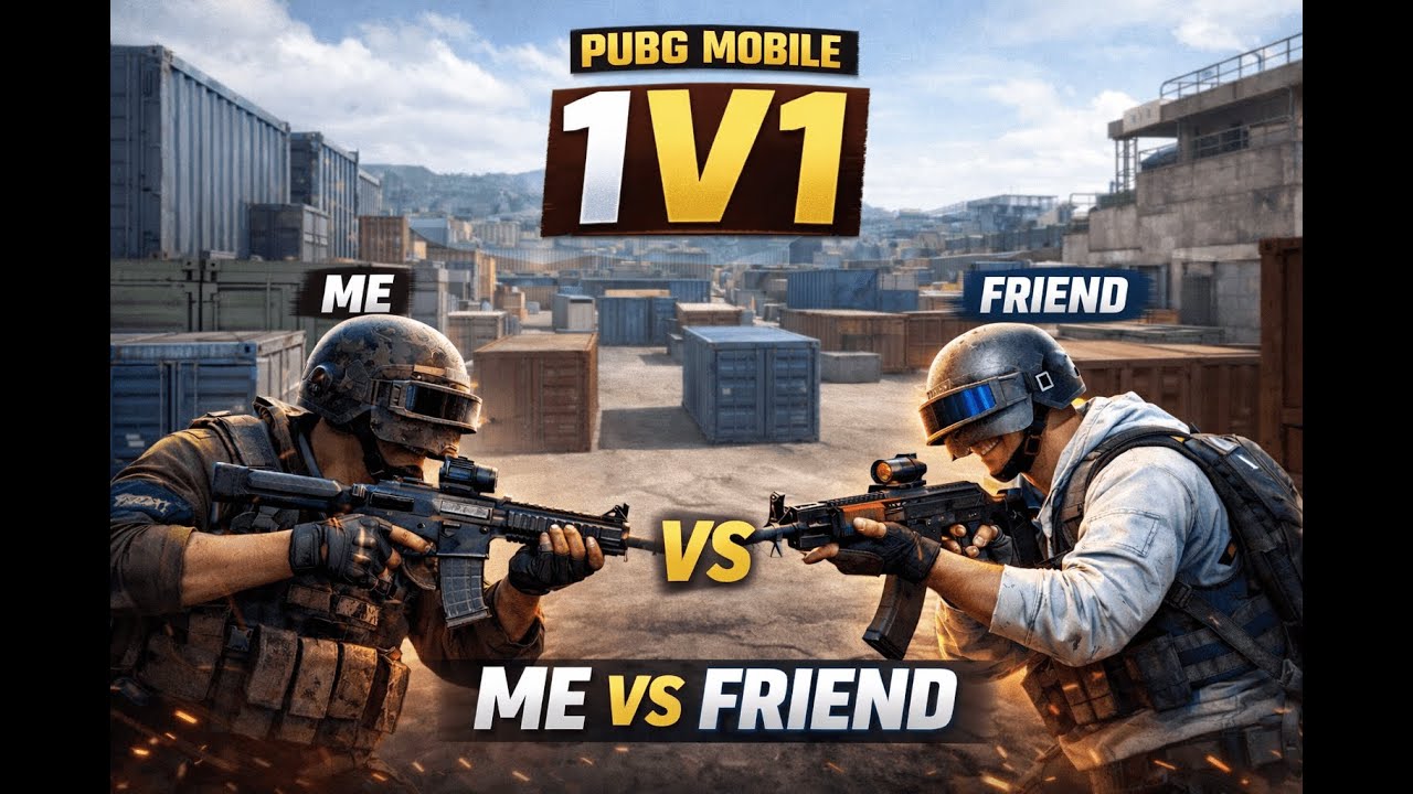 PART 1 🔥 1v1 AGAINST MY FRIEND BUT FUNNY😂| PUBG MOBILE