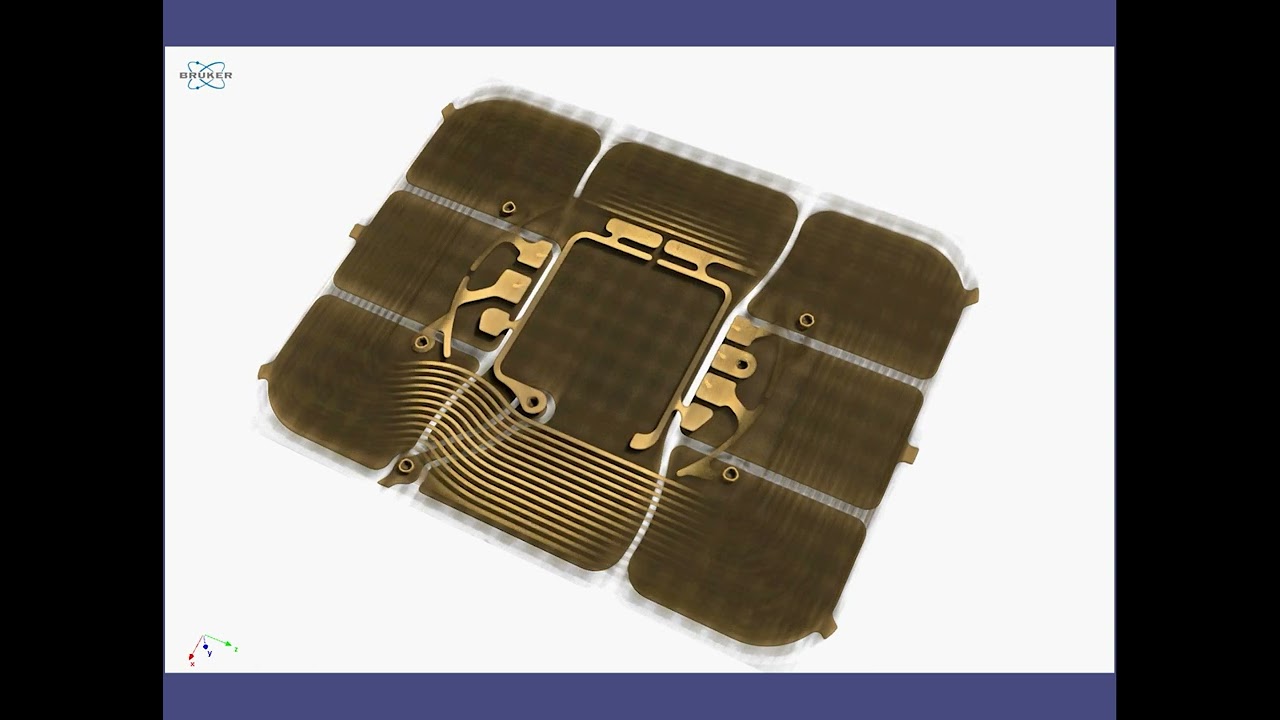 X-ray Microscopic Imaging of a Credit Card EMV Microchip