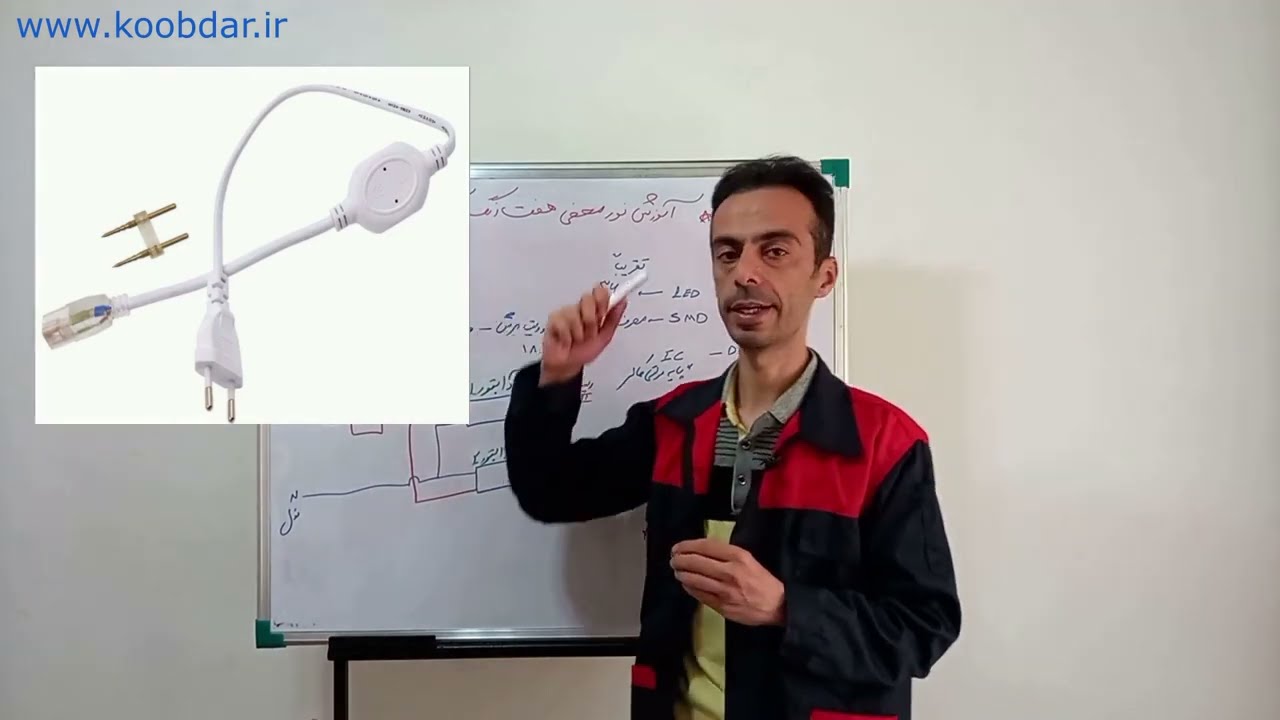نصب ریسه شلنگی | آموزش برق ساختمان