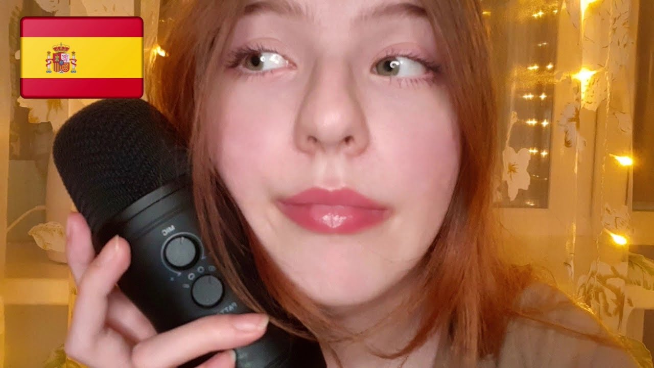 ASMR en Español (rusa habla español) 🇪🇸 ASMR Whispering in Spanish