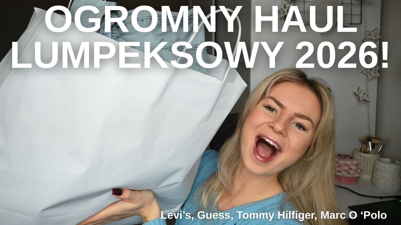 OGROMNY HAUL LUMPEKSOWY 2026! GUESS, LEVI'S, MARC O 'POLO, TOMMY HILFIGER