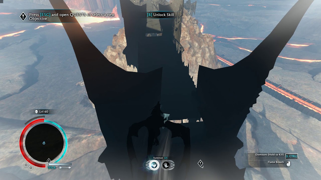 I WENT BARAD DUR!!!!THE FLAMING EYE!!! Middle Earth  Shadow of War (PART 1)