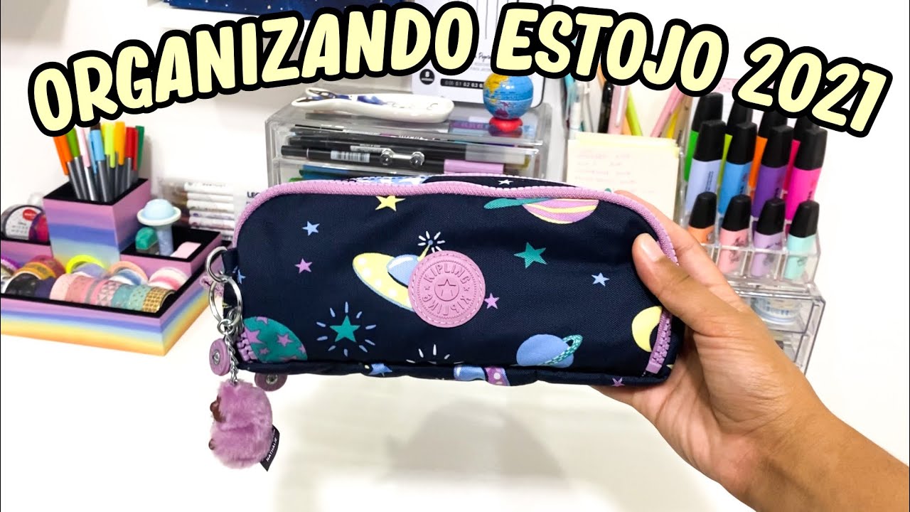 ORGANIZANDO MEU ESTOJO KIPLING GALAXY PARA 2021
