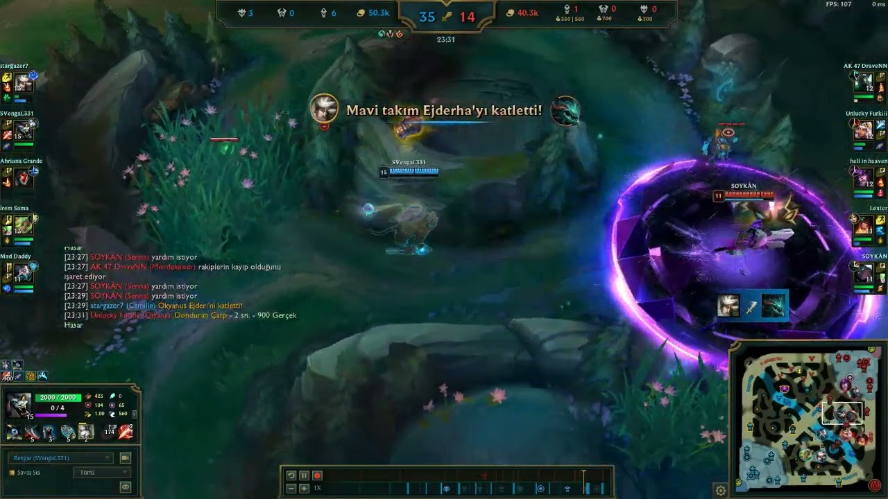 100 ms TR CHALLENGER RENGAR PENTA