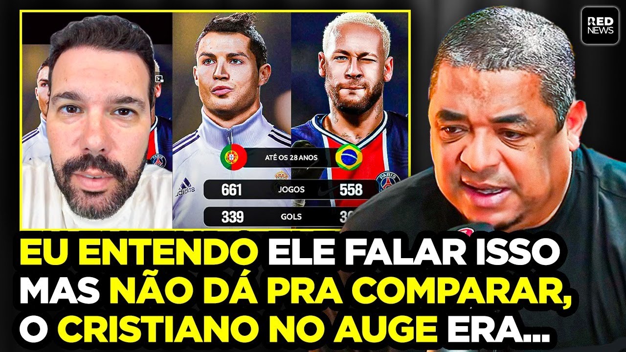 VAMPETA RESPONDE BRUNO FORMIGA sobre NEYMAR x CR7: ROBOZÃO ESTÁ EM OUTRO NÍVEL