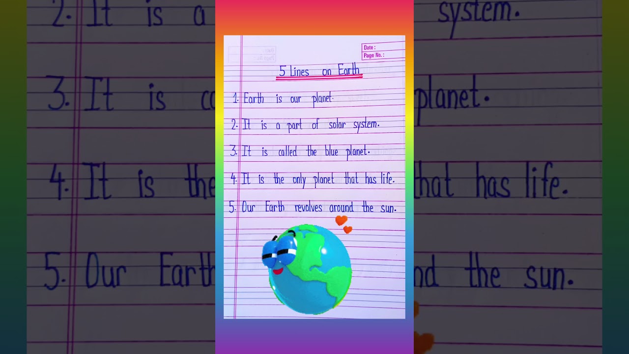 5 lines on Earth #trending #shorts #earth