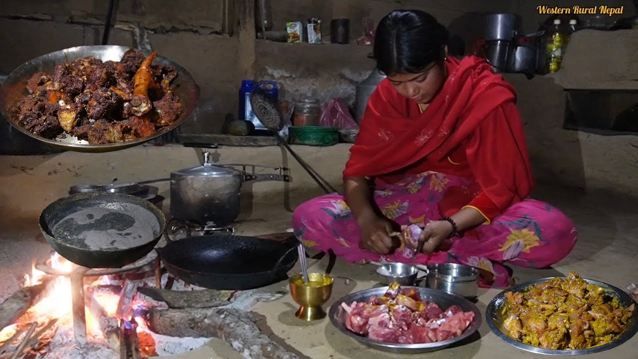 Traditional Nepali Village Cooking: Chicken Recipe After a Long Time