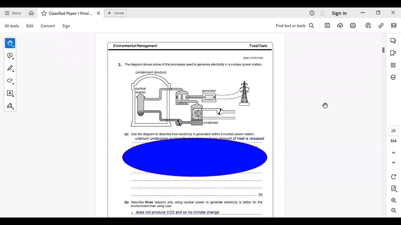 environmental management chapter 2, classified  questions