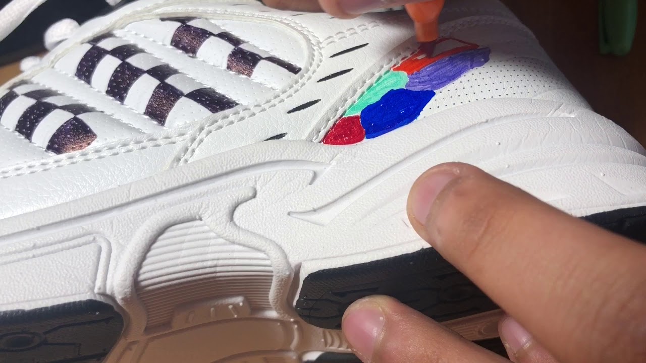 CUSTOM Shoes From WALMART? Sharpies Only! (SATISFYING)