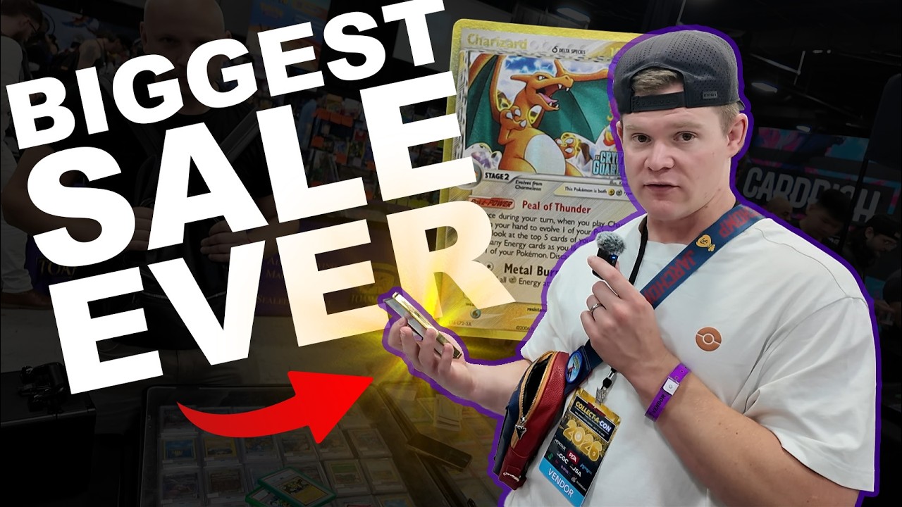 This Charizard Card Has NEVER Sold For THIS MUCH!! - New Jersey CollectaCon Vendor POV