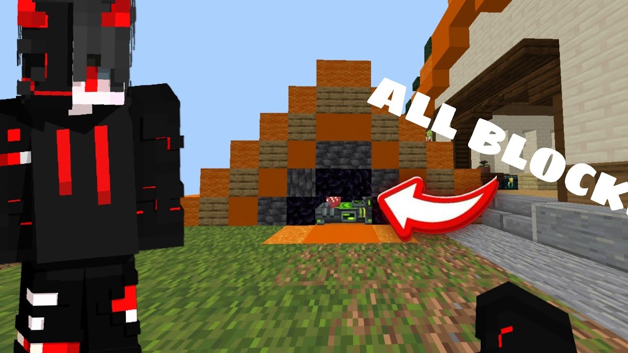 Hive Bedwars defense with all blocks 