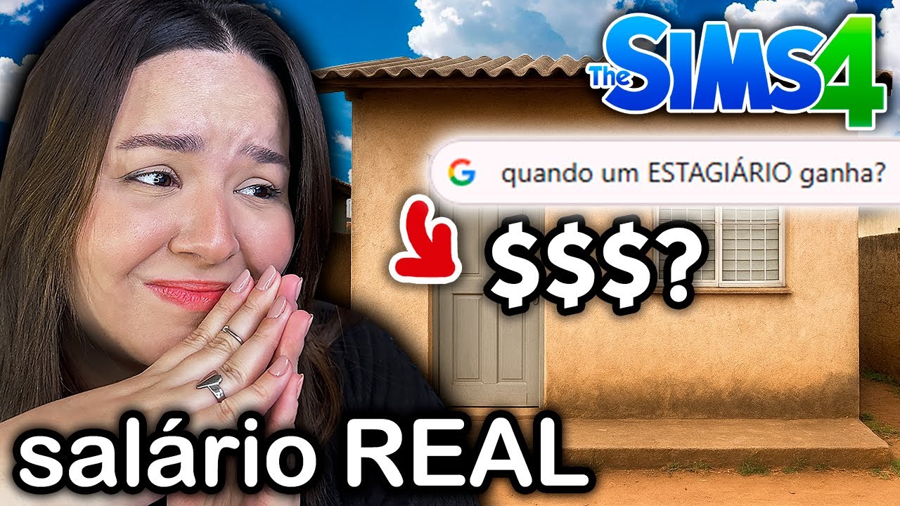 Construindo Casas para PROFISSÕES usando o SALÁRIO da VIDA REAL: Estagiário | The Sims 4