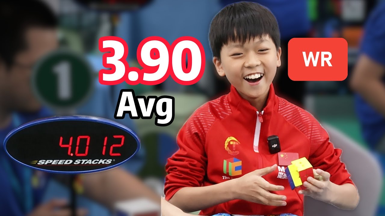 [120FPS] 3.90 3x3 WR Avg Yiheng Wang | 4.16 Ao3R WR(Tied) | 1/3888 Same 1LLL In A Row | ZBLL