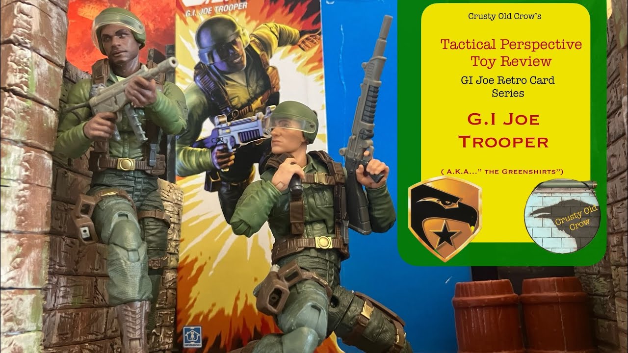 Солдаты G.I.Joe (также известные как &laquo;Зелёные рубашки&raquo;), ретро-карты серии G.I.Joe. Обзор игрушки...