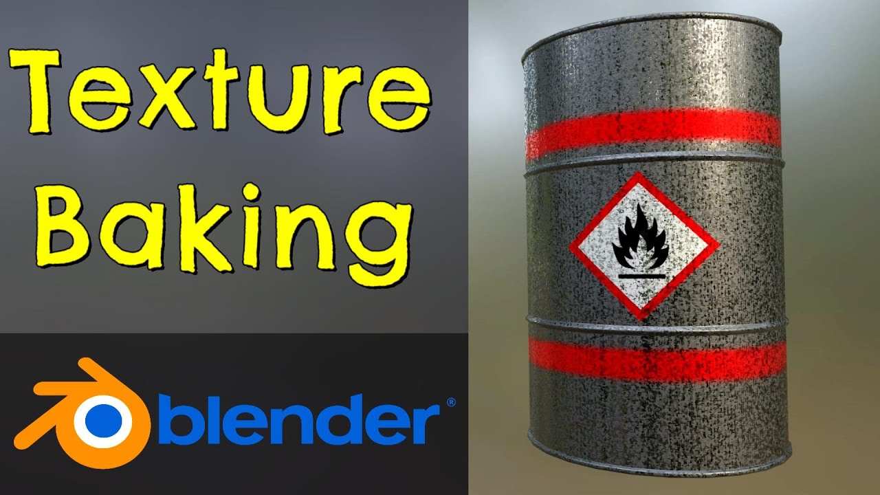Как запекать текстурные карты | Урок для начинающих в Blender 3.5