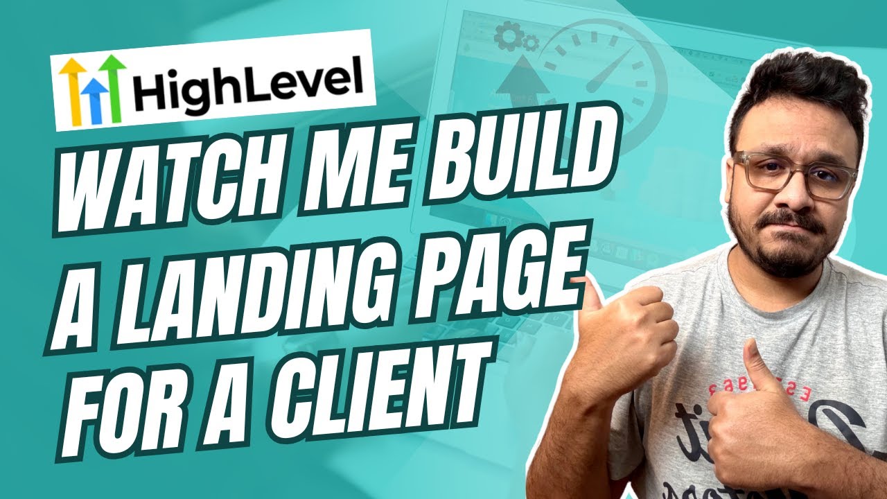 Creating A HIGH CONVERTING Landing Page In GoHighLevel | GoHighLevel Funnel Builder Tutorial