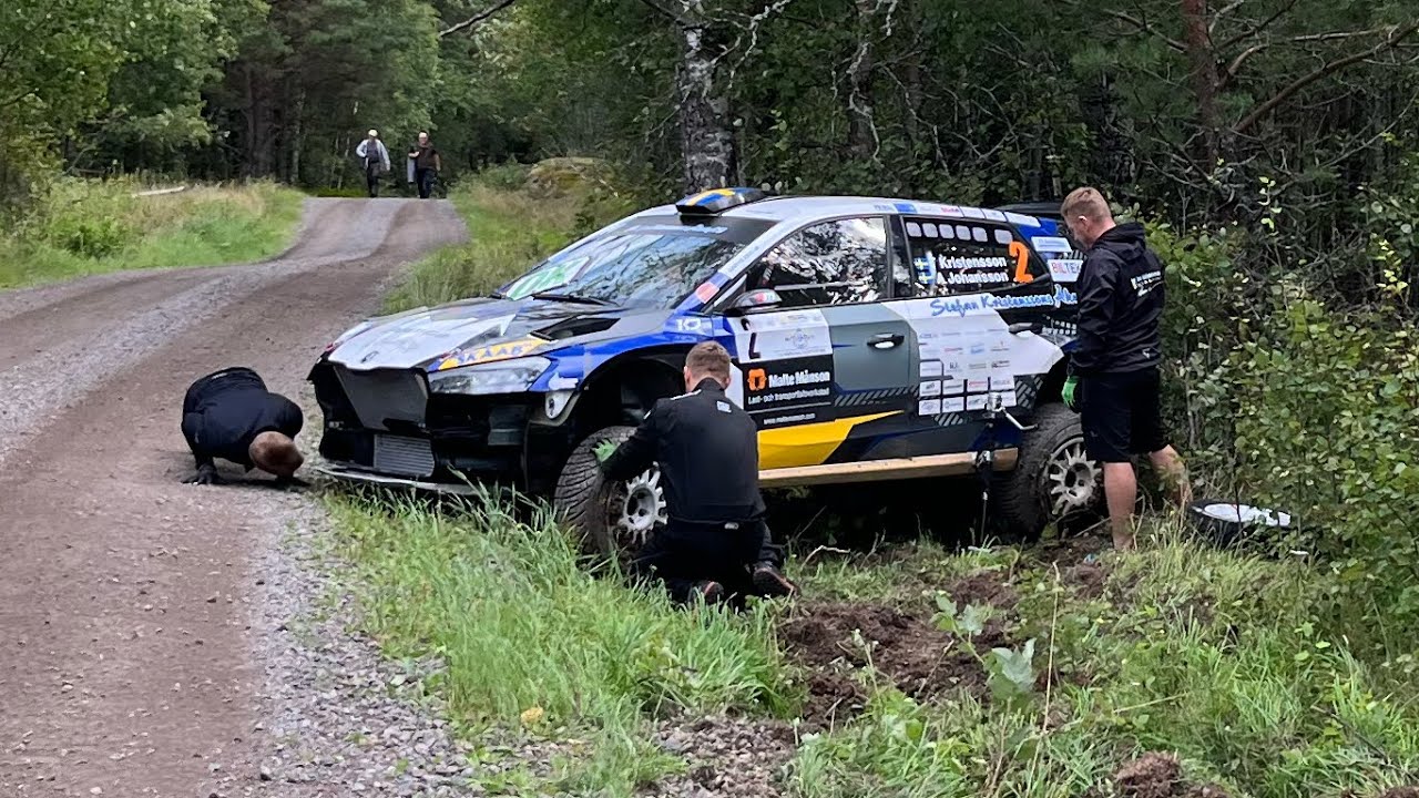 East Sweden Rally 2024, Crash & Action