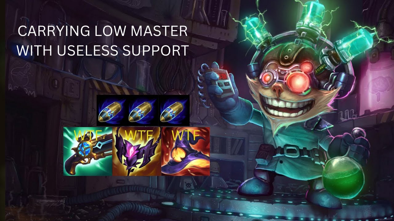 Carrying Low Master with a Useless Support | Ziggs ADC