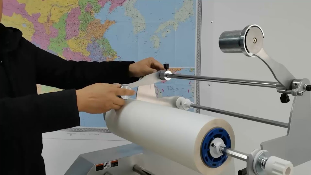 How to use double side hydraulic roll laminationg machine