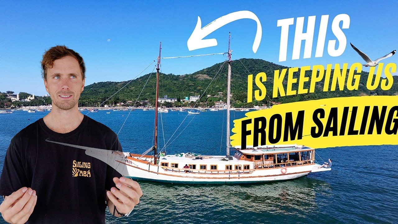 Getting ready for sailing was going so well until we found a big challenge — Sailing Yabá 215