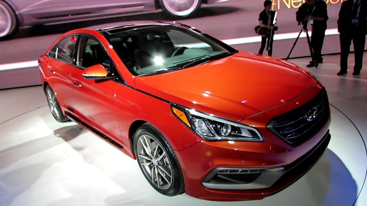 2015 Hyundai Sonata Sport 2.0T - Exterior and Interior Walkaround - Debut at 2014 New York Auto Show