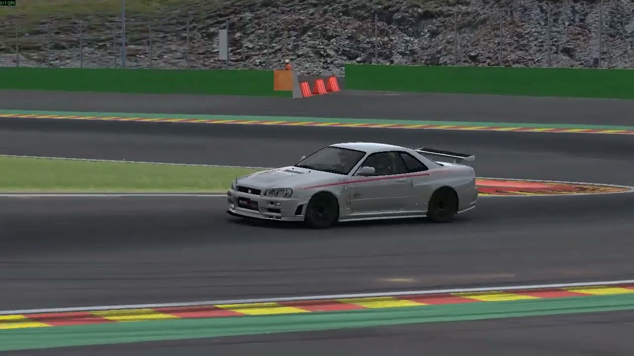 Assetto Corsa - Nissan Skyline GTR R-Tune (R34) - Spa Circuit 4 Laps