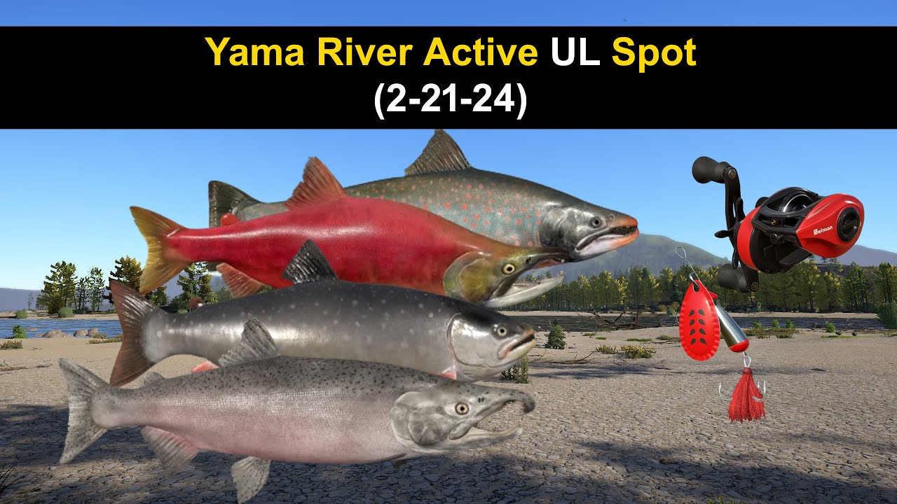 Russian Fishing 4, Yama River Active UL Spot, 2-21-24